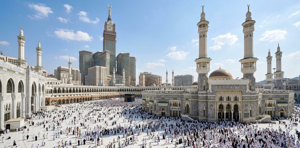 Masjid al-Haram exterior daytime