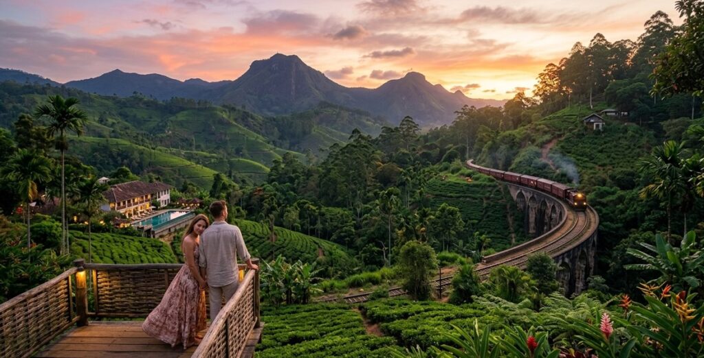 romantic Sri Lanka landscape